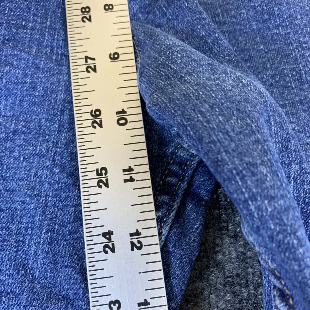 Wrangler Authentics Jeans Mens 34x26 Blue Denim Cotton Mid Rise Relaxed Fit
